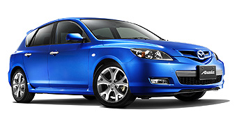 Mazda Axela Sport 23S (FWD model with MZR 2.3-liter engine and five-speed automatic transmission)