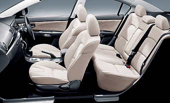 Sand-beige Alcantara® seats and door trim, Mazda Axela '20E'