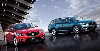 All-new Mazda Atenza sedan (left) and wagon