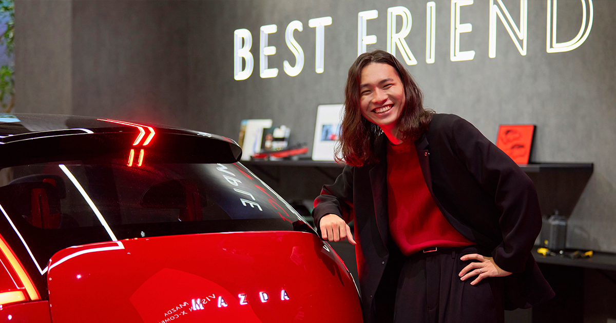 JMS 2025「“親友”のようなクルマ？」 MAZDA VISION X-COMPACTが描く
