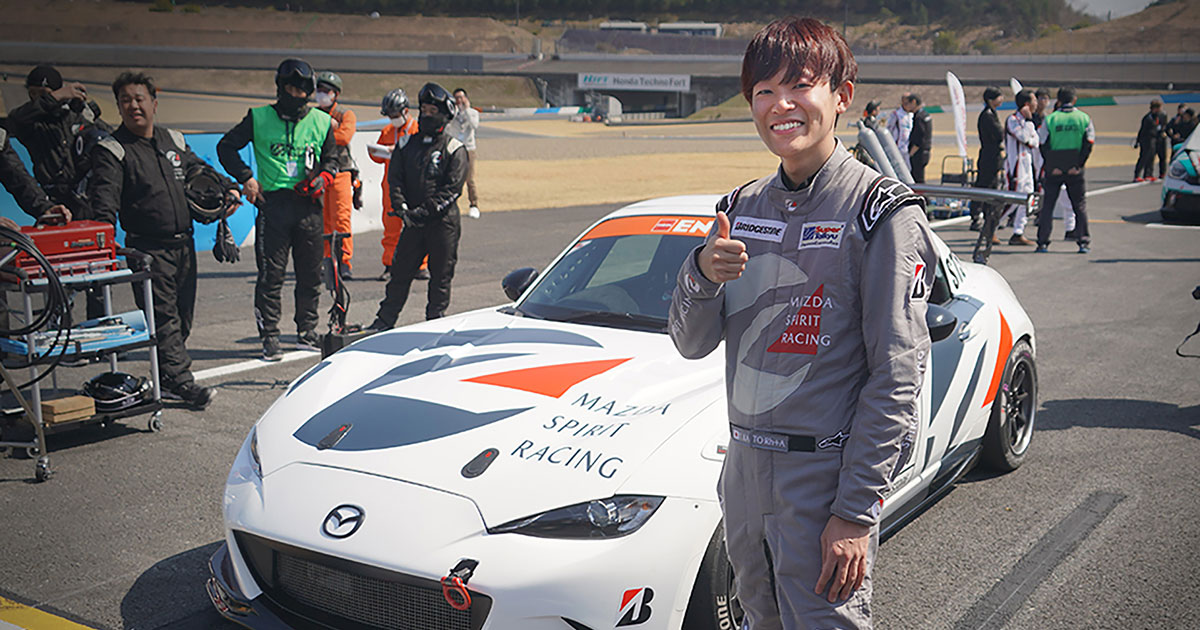 あの日、諦めた舞台にもう一度。MAZDA SPIRIT RACINGと共に挑む、プロ