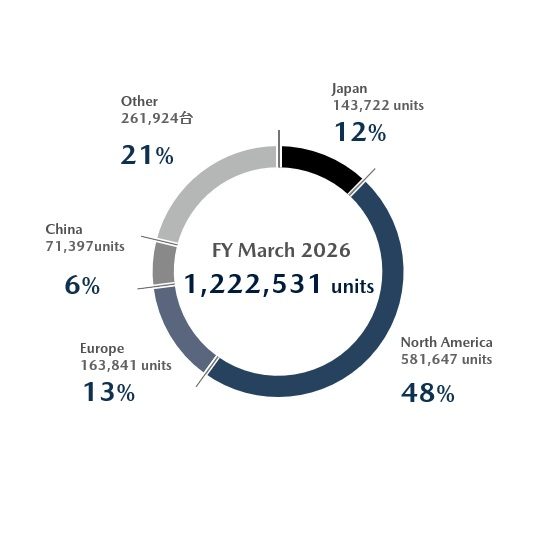 Global sales volume