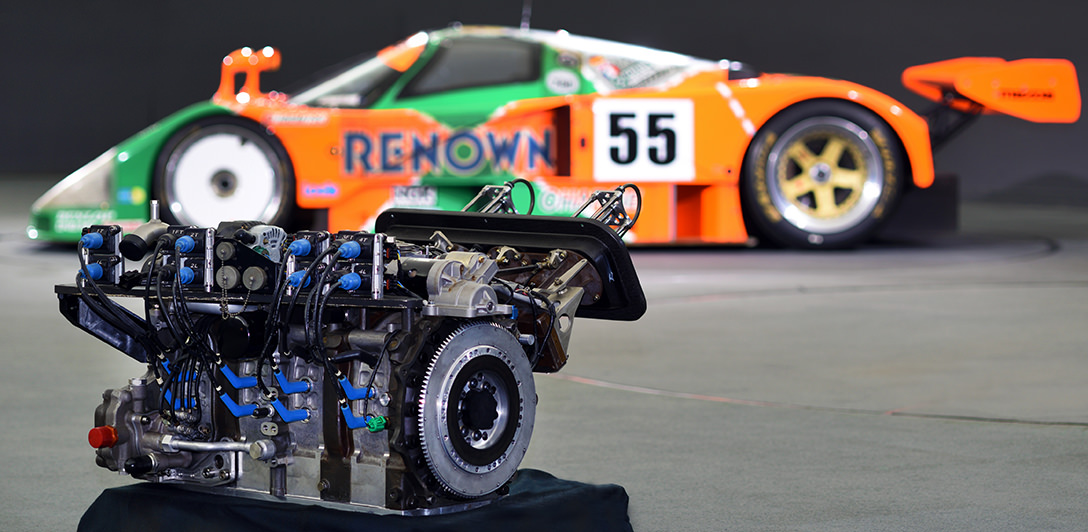 Mazda R26B four-rotor engine (RE)