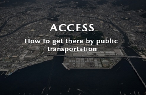 ACCESS how to get there by public transportation
