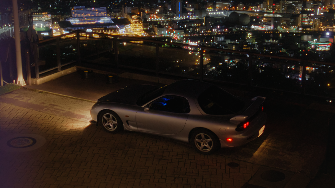 稲佐山の夜景とRX-7