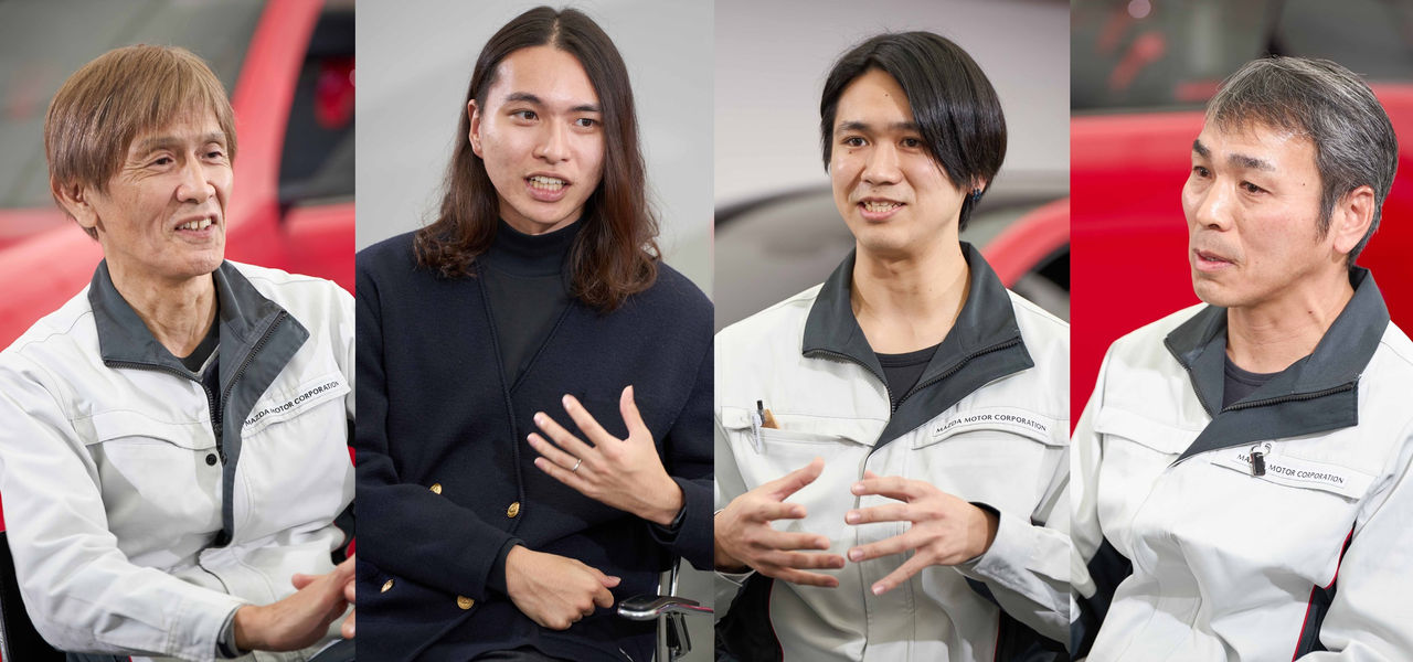 MAZDA VISION X-COMPACTのシート開発メンバー