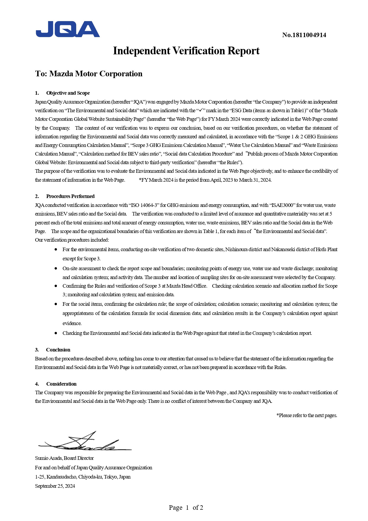 Third-party varification regarding Social data