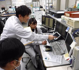 大竹山きりりの休憩時の様子