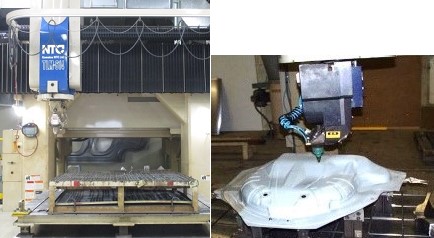 レーザー切断の様子