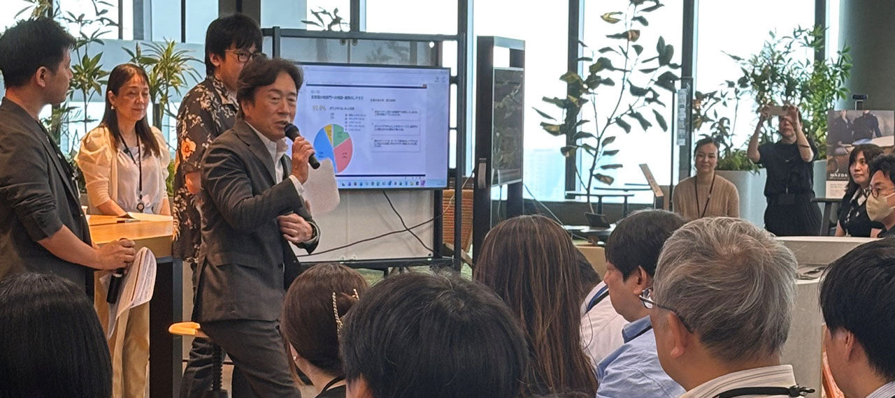 定期的に各本部を訪問し、従業員との対話を重ねる（企画・運営は従業員が主体で実施）