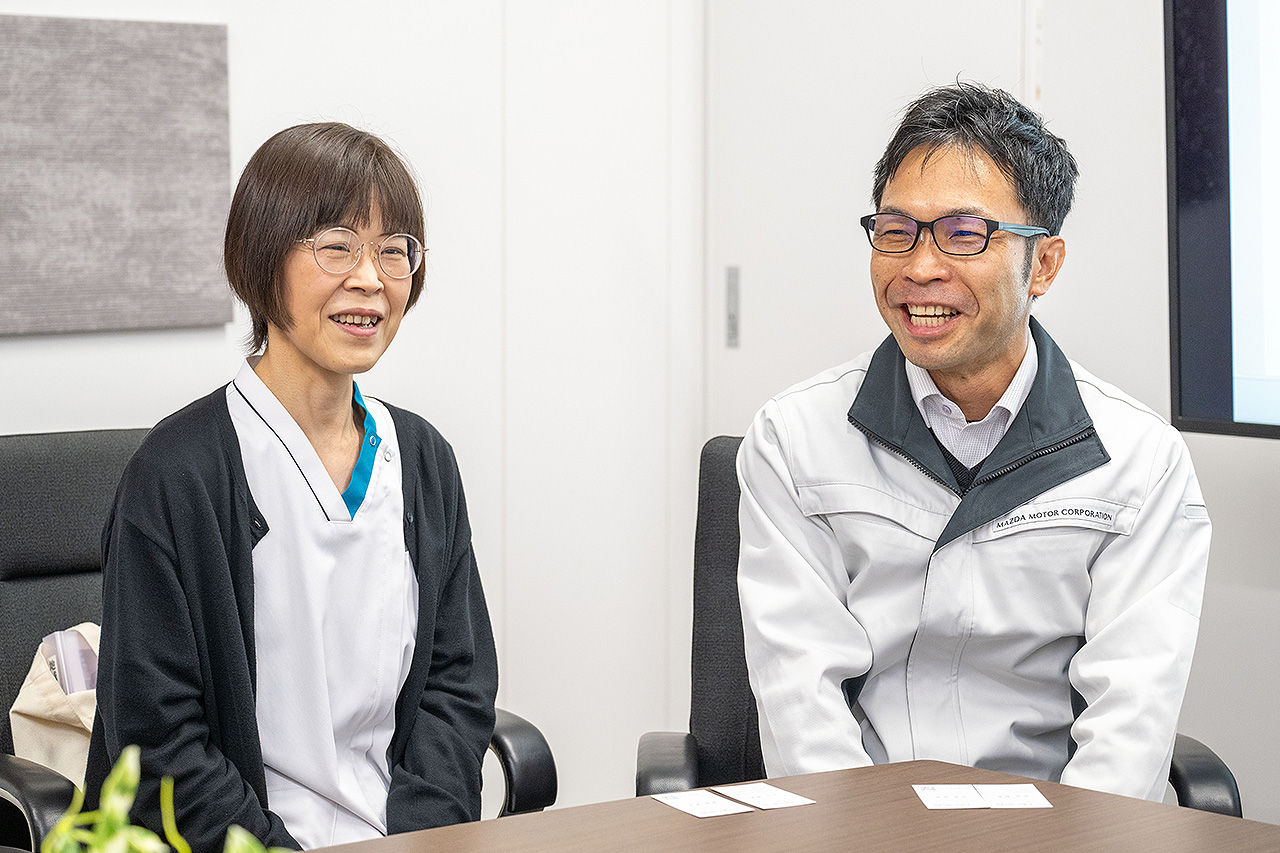 マツダ病院 森下さん、中﨑さん