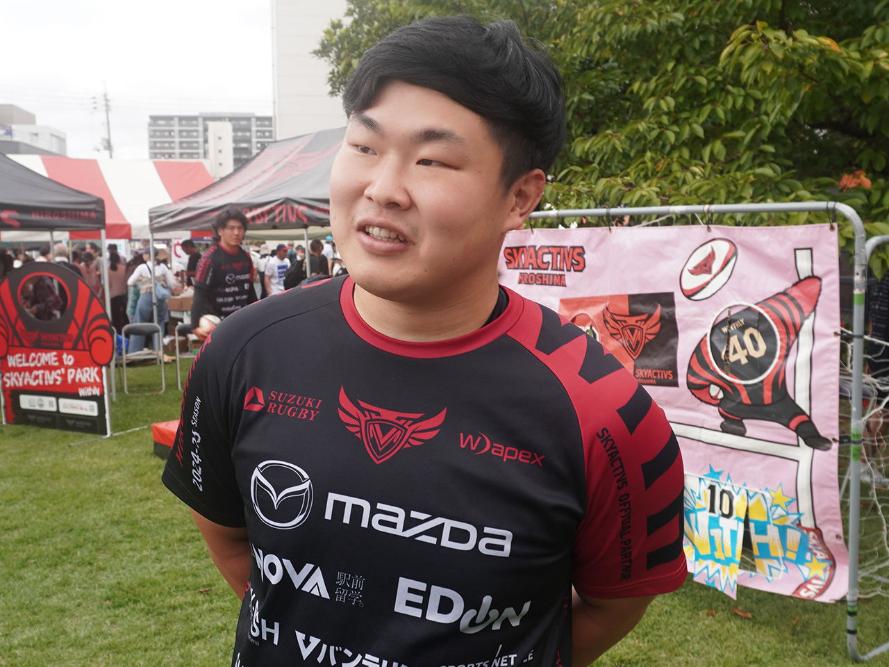 マツダスカイアクティブズ広島　金山さん