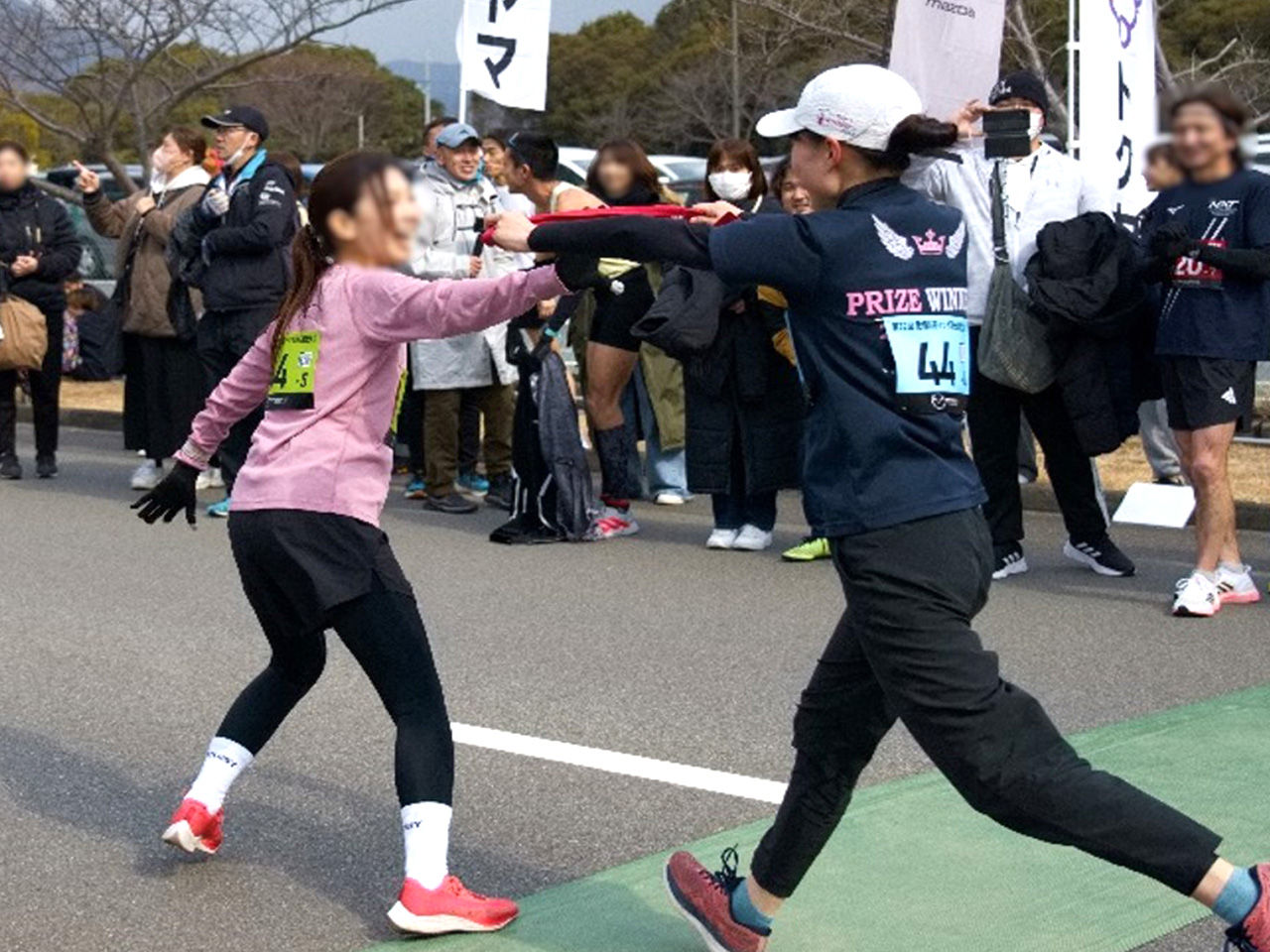 笑顔のタスキリレー
